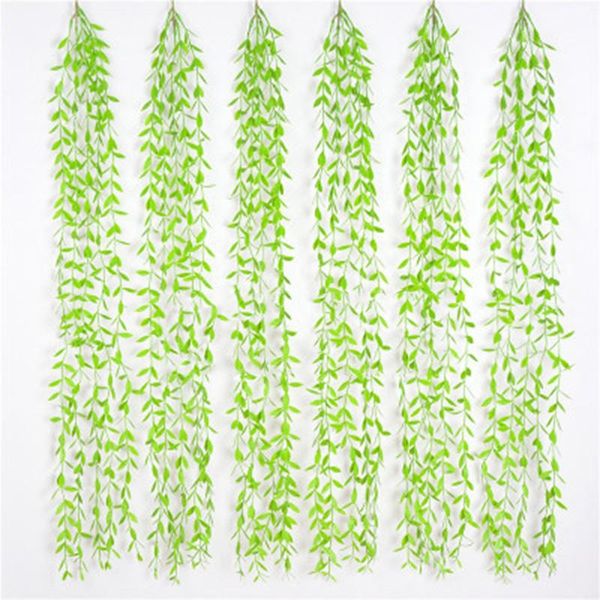 12* artificial trailing vine fake willow leaves flower hanging leaf home decor
12* artificial trailing vine fake willow leaves flower hanging leaf home decor