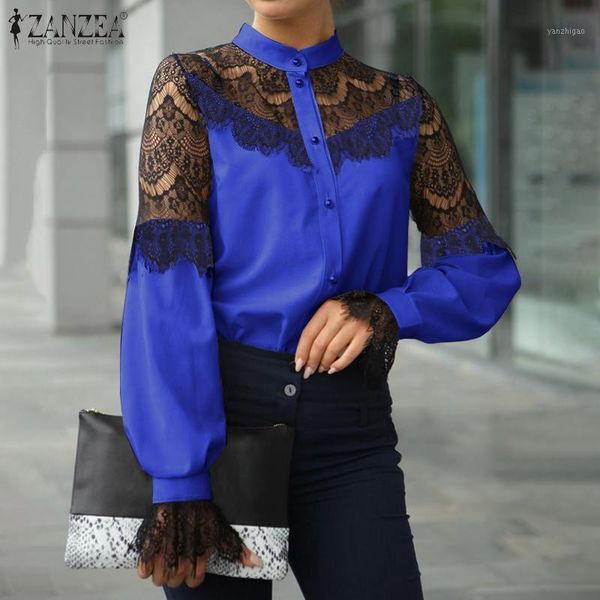2020 zanzea elegant women office work blouse spring long sleeve buttons blusas chemise lace crochet hollow out shirt mujer1, White
2020 zanzea elegant women office work blouse spring long sleeve buttons blusas chemise lace crochet hollow out shirt mujer1, White
