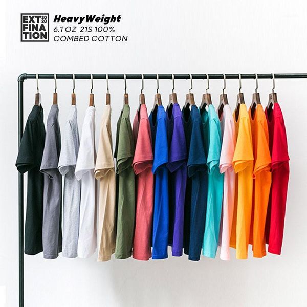 men's t-shirts extfination | 6.1 oz 100% combed cotton mens summer heavyweight tee women basic skate tshirt boy casual t shirt1, White;black
men's t-shirts extfination | 6.1 oz 100% combed cotton mens summer heavyweight tee women basic skate tshirt boy casual t shirt1, White;black