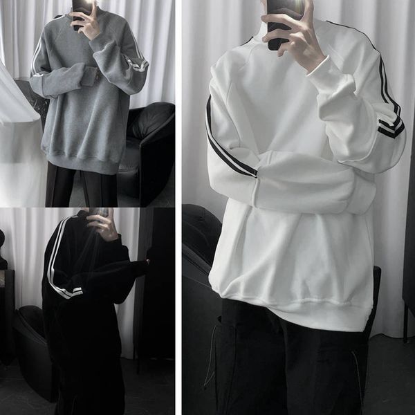 winter plush half high collar for male students korean loose fashion versatile sports crew neck pullover men's sweater, Gray
winter plush half high collar for male students korean loose fashion versatile sports crew neck pullover men's sweater, Gray