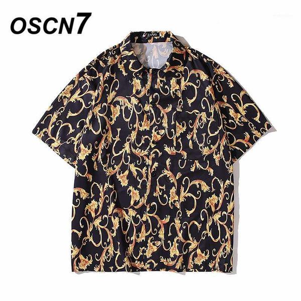 men's casual shirts oscn7 printed short sleeve shirt men street 2021 hawaii beach oversize women fashion harujuku for 7071, White;black
men's casual shirts oscn7 printed short sleeve shirt men street 2021 hawaii beach oversize women fashion harujuku for 7071, White;black