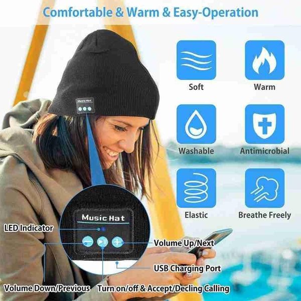 wireless bluetooth hats v5.0 call music stereo knitted bluetooth headset caps music hat winter wireless headphone cap
wireless bluetooth hats v5.0 call music stereo knitted bluetooth headset caps music hat winter wireless headphone cap