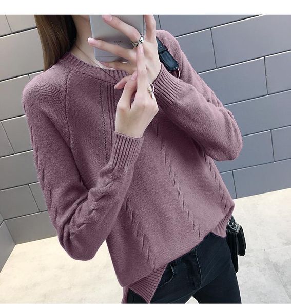 new 2020 autumn winter knitted turtleneck pullover sweater women o-neck long sleeve knitted sweaters female khaki purple jumper, White;black
new 2020 autumn winter knitted turtleneck pullover sweater women o-neck long sleeve knitted sweaters female khaki purple jumper, White;black