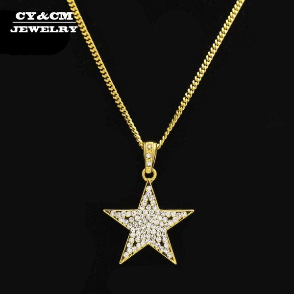 pendant necklaces cy&cm hip hop pentagram gold rhinestone judaism jewish chain men women bling five-pointed star jewelry gift necklace, Silver
pendant necklaces cy&cm hip hop pentagram gold rhinestone judaism jewish chain men women bling five-pointed star jewelry gift necklace, Silver