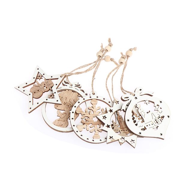 2pcs/set wooden pendants ornaments creative wood craft xmas tree ornament christmas party decorations kids gifts
2pcs/set wooden pendants ornaments creative wood craft xmas tree ornament christmas party decorations kids gifts