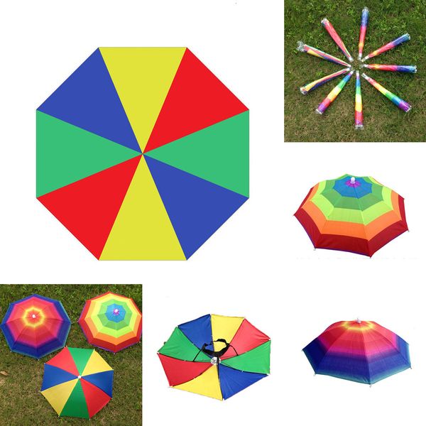 children outdoor foldable sun umbrella hat golf fishing camping shade beach headwear cap head hats epacket 2 ncod8
children outdoor foldable sun umbrella hat golf fishing camping shade beach headwear cap head hats epacket 2 ncod8
