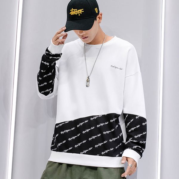 hip hop patchwork fashion sweatshirts men autumn letter print hoodies men streetwear o-neck for young kg-48, Black
hip hop patchwork fashion sweatshirts men autumn letter print hoodies men streetwear o-neck for young kg-48, Black