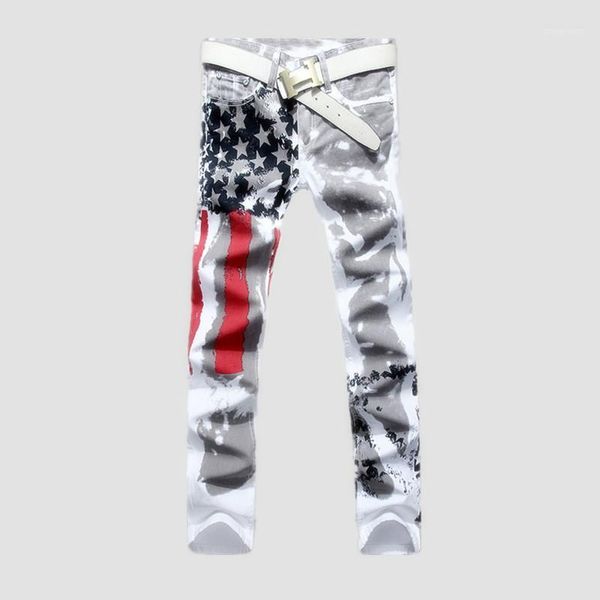 men's slim white jeans high street style fashion denim jeans men straight long printing cowboy trousers size 381, Blue
men's slim white jeans high street style fashion denim jeans men straight long printing cowboy trousers size 381, Blue