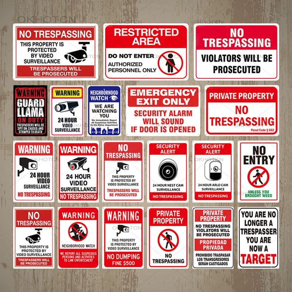 2021 vintage no trespassing metal signs beware poster plates sign warning fallout metal plaque tin sign farmhouse wall decoration 20x30cm
2021 vintage no trespassing metal signs beware poster plates sign warning fallout metal plaque tin sign farmhouse wall decoration 20x30cm