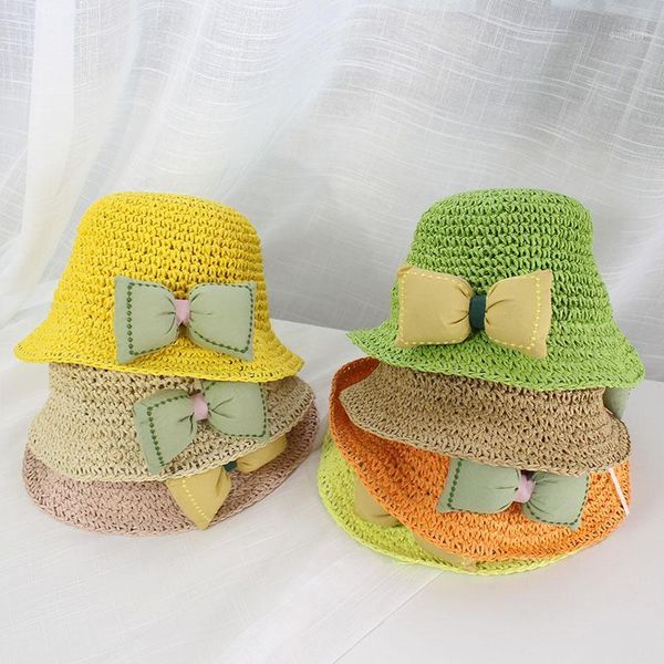 new baby hat summer bow straw hat for kids sun for baby girl boy beach cap sun block uv protection panama bone1, Yellow
new baby hat summer bow straw hat for kids sun for baby girl boy beach cap sun block uv protection panama bone1, Yellow