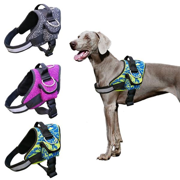 hptyfd reflective dog harness breathable nylon pet vest for small medium large dogs adjustable outdoor protective costume
hptyfd reflective dog harness breathable nylon pet vest for small medium large dogs adjustable outdoor protective costume