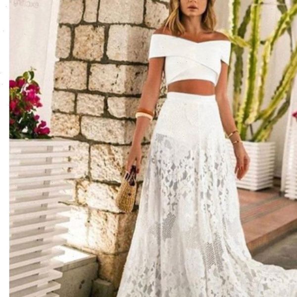 women summer white long skirt slash neck 3 piece set lace solid beach dress party night beach vestidos vkdr2190, Gray
women summer white long skirt slash neck 3 piece set lace solid beach dress party night beach vestidos vkdr2190, Gray