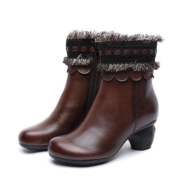 royalmoda original genuine leather women's boots first layer of leather 2019 autumn and winter new high-heeled mi y200723, Black
royalmoda original genuine leather women's boots first layer of leather 2019 autumn and winter new high-heeled mi y200723, Black