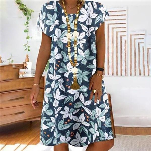 s 5xl plus size dress summer women vintage short sleeve a line midi dress retro printed loose fit beach casual dresses 25, Black;gray
s 5xl plus size dress summer women vintage short sleeve a line midi dress retro printed loose fit beach casual dresses 25, Black;gray
