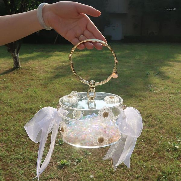 round little daisy acrylic gift box with ribbon rose bouquet arrangement surprise box craft present souvenir gift wrapping1
round little daisy acrylic gift box with ribbon rose bouquet arrangement surprise box craft present souvenir gift wrapping1