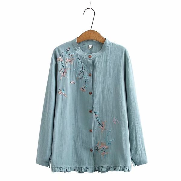 floral plus size embroidered blouse long female vintage shirts casual spring r57n, White
floral plus size embroidered blouse long female vintage shirts casual spring r57n, White