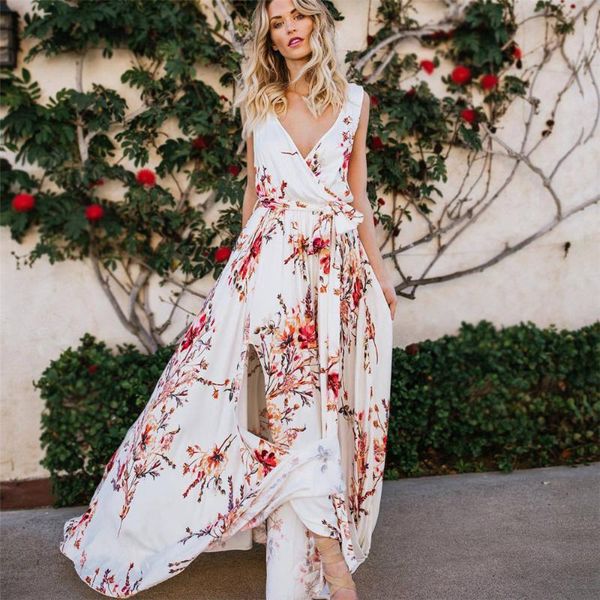 casual dresses floral boho print women dress elegant v-neck sashes long 2021 summer high split vintage beach sundresses femme robe, Black;gray
casual dresses floral boho print women dress elegant v-neck sashes long 2021 summer high split vintage beach sundresses femme robe, Black;gray