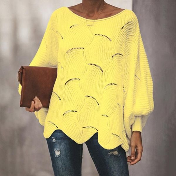 women's sweaters solid color casual hollow chain link loose knitted bat sweater women elastic long sleeve, White;black
women's sweaters solid color casual hollow chain link loose knitted bat sweater women elastic long sleeve, White;black