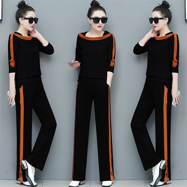 2020 black two piece set tracksuits for women outfits plus size sportsuits pant suit jogging pants female clothes matching lj201117, White
2020 black two piece set tracksuits for women outfits plus size sportsuits pant suit jogging pants female clothes matching lj201117, White