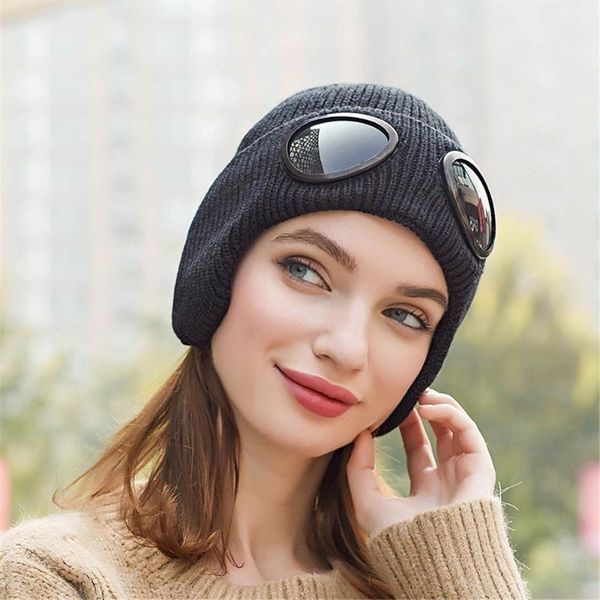 beanie/skull caps russian winter hat warm knihat women girl pilot black ear flap with glasses fashion muff, Blue;gray
beanie/skull caps russian winter hat warm knihat women girl pilot black ear flap with glasses fashion muff, Blue;gray