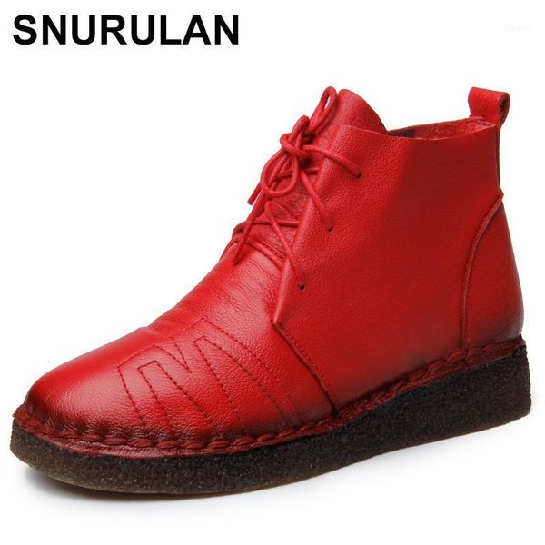 boots snurulan vintage women soft bottom cow leather winter warm flat ankle autumn cowhide casual shoes1, Black
boots snurulan vintage women soft bottom cow leather winter warm flat ankle autumn cowhide casual shoes1, Black