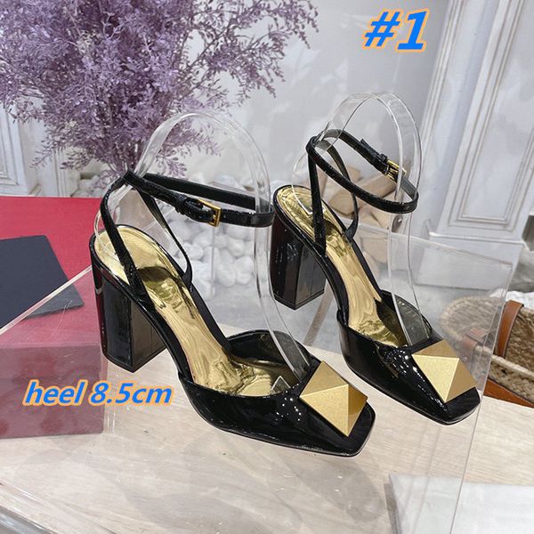 2022 fashion high-quality designer high-heeled sandals slippers women's luxury wedding party heel height 6.0cm and 8.5cm sizes 35-42, Black
2022 fashion high-quality designer high-heeled sandals slippers women's luxury wedding party heel height 6.0cm and 8.5cm sizes 35-42, Black
