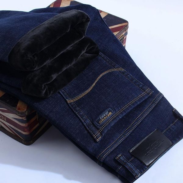 men's jeans shan bao fleece thick warm winter straight fit 2021 brand clothing fashion young men's high-quality cotton denim trous, Blue
men's jeans shan bao fleece thick warm winter straight fit 2021 brand clothing fashion young men's high-quality cotton denim trous, Blue