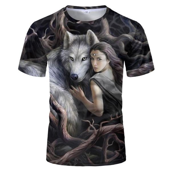2021 fun harajuku wolf 3d print cool t-shirt men women short sleeve summer tees beauty t shirt fashion, White;black
2021 fun harajuku wolf 3d print cool t-shirt men women short sleeve summer tees beauty t shirt fashion, White;black