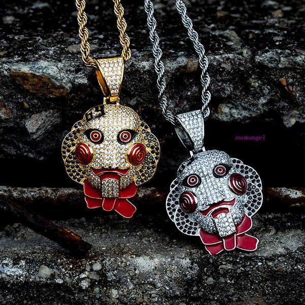 европейские и американские chainsaw shock падения масло цирконий куклы маска модный хип-хоп подвеска, Silver
европейские и американские chainsaw shock падения масло цирконий куклы маска модный хип-хоп подвеска, Silver