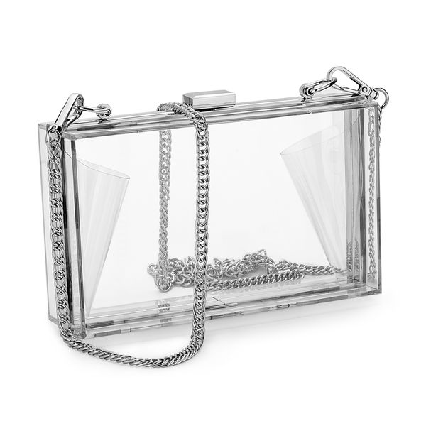 vrouwen clear clutch bag acryl schouder handtas met afneembare ketting band meisje crossbody avondtasje present v5tc
vrouwen clear clutch bag acryl schouder handtas met afneembare ketting band meisje crossbody avondtasje present v5tc