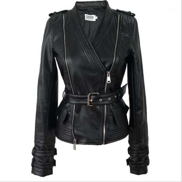 wholesale england style locomotive style pu leather jacket female was thin slim retro jacket ins fashion jackets wq1726 factory1, Black
wholesale england style locomotive style pu leather jacket female was thin slim retro jacket ins fashion jackets wq1726 factory1, Black