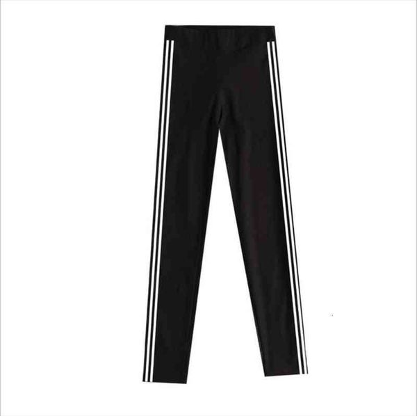 women bottoms long casual pants autumn spring female clothes double striped pencil tight black feet sportswear trousers, Black;white 
women bottoms long casual pants autumn spring female clothes double striped pencil tight black feet sportswear trousers, Black;white