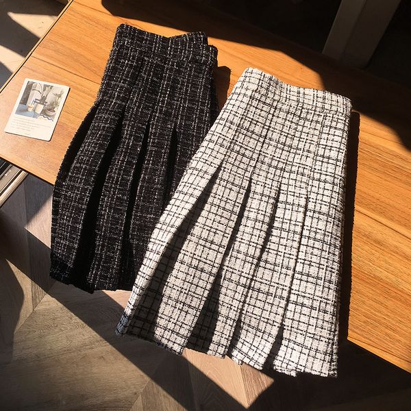 woolen pleated skirt high waist a-word fall / winter 2020 new korean version of light proof plaid skirt women's skirt y1214, Black
woolen pleated skirt high waist a-word fall / winter 2020 new korean version of light proof plaid skirt women's skirt y1214, Black