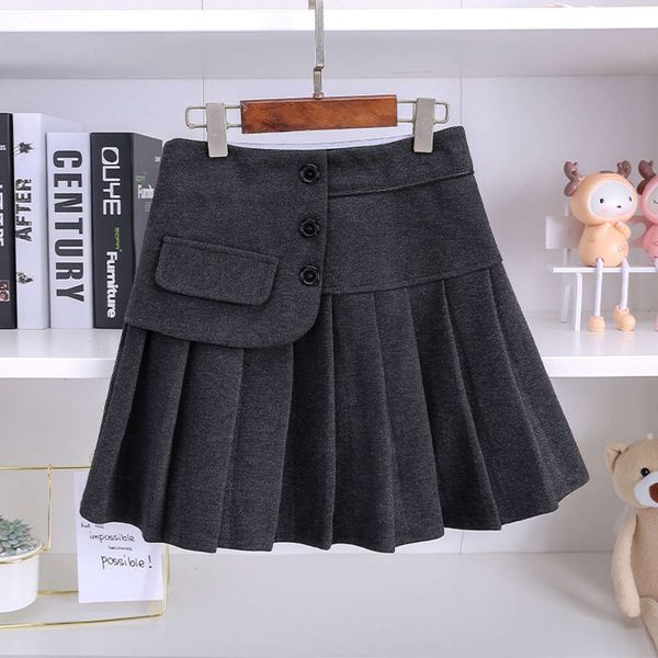and girls' autumn 2020 winter new children's pleated foreign sle short skirt wool girl drs, Blue
and girls' autumn 2020 winter new children's pleated foreign sle short skirt wool girl drs, Blue