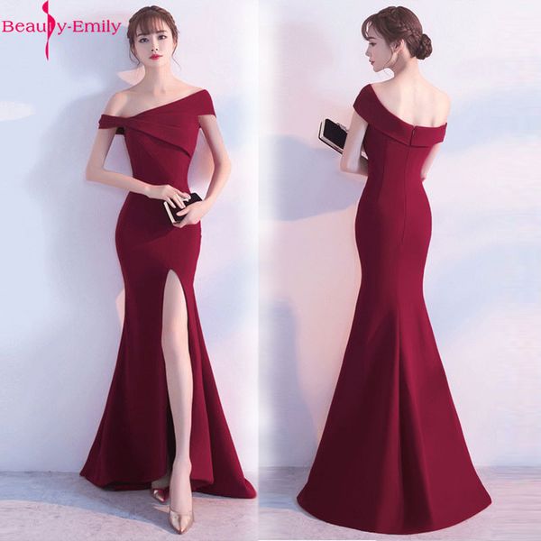 beauty-emily one shoulder strapless satin evening dresses long mermaid formal party dress split prom gowns 2020 vestidos lj201123, White;black
beauty-emily one shoulder strapless satin evening dresses long mermaid formal party dress split prom gowns 2020 vestidos lj201123, White;black