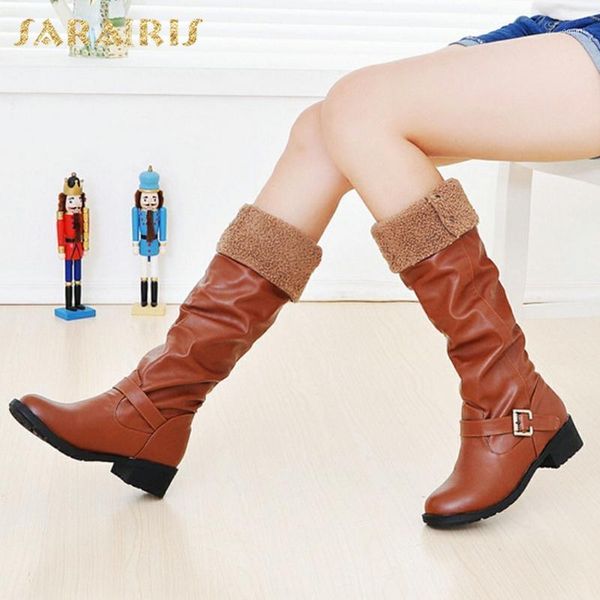 boots sarairis 2021 brand comfy chunky heels warm winter woman shoes trendy metal buttons buckle decoration lady shoes1, Black
boots sarairis 2021 brand comfy chunky heels warm winter woman shoes trendy metal buttons buckle decoration lady shoes1, Black