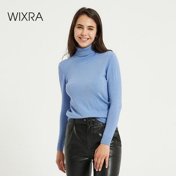 wixra womens sweater pullovers soft shiny turtleneck solid autumn winter women female knit strench long sleeve sweaters jumpers 201119, White;black
wixra womens sweater pullovers soft shiny turtleneck solid autumn winter women female knit strench long sleeve sweaters jumpers 201119, White;black