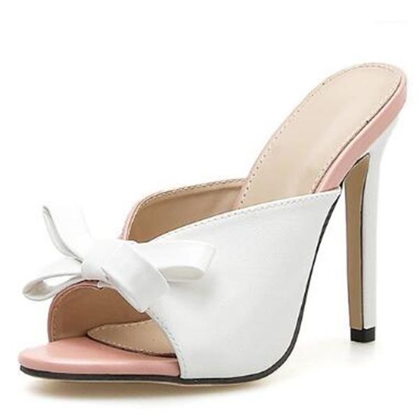 women sandals pu slip on 11.5cm thin heels high heels round toe butterfly-knot shallow sandal women shoes 2020 size 35-421, Black
women sandals pu slip on 11.5cm thin heels high heels round toe butterfly-knot shallow sandal women shoes 2020 size 35-421, Black