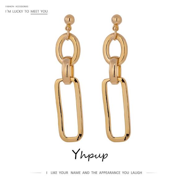 yhpup 2020 simple geometric hollow drop earrings charm metal golden jewelry statement earrings aros mujer oreja summer gift new, Silver
yhpup 2020 simple geometric hollow drop earrings charm metal golden jewelry statement earrings aros mujer oreja summer gift new, Silver