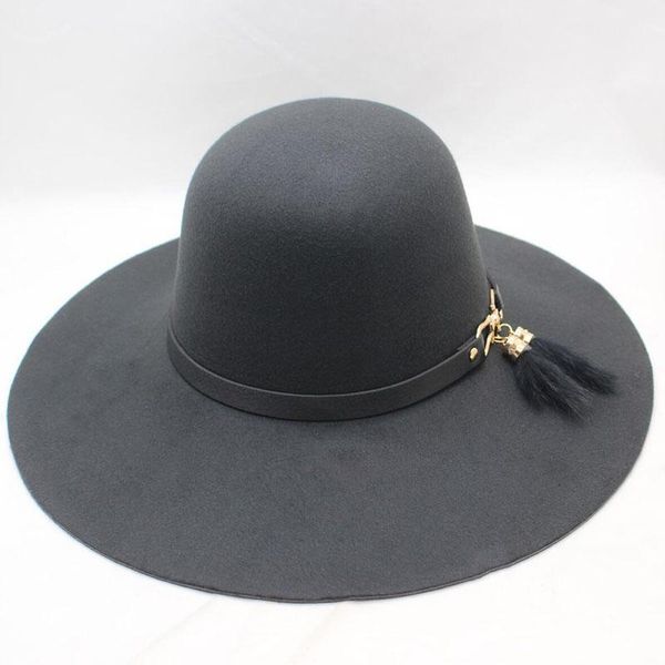 suogry (9 colors) wool fashion new women vintage ladies floppy wide wool felt fedora cloche hat cap1, Blue;gray
suogry (9 colors) wool fashion new women vintage ladies floppy wide wool felt fedora cloche hat cap1, Blue;gray
