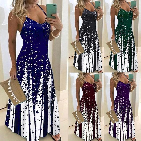 casual dresses plus size dot print long dress ladies fashion v-neck strap sundress women evening party vestido de fest1, Black;gray
casual dresses plus size dot print long dress ladies fashion v-neck strap sundress women evening party vestido de fest1, Black;gray