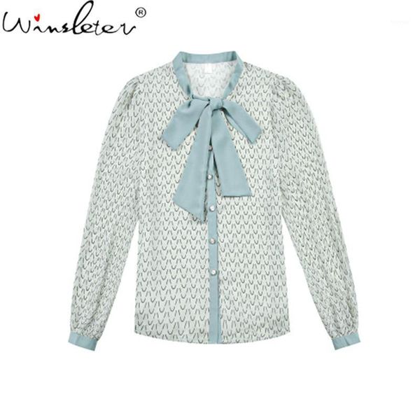 2020 autumn ribbon print woman chiffon shirts long sleeve fashion women blouses single-breasted elegant t08606k1, White
2020 autumn ribbon print woman chiffon shirts long sleeve fashion women blouses single-breasted elegant t08606k1, White