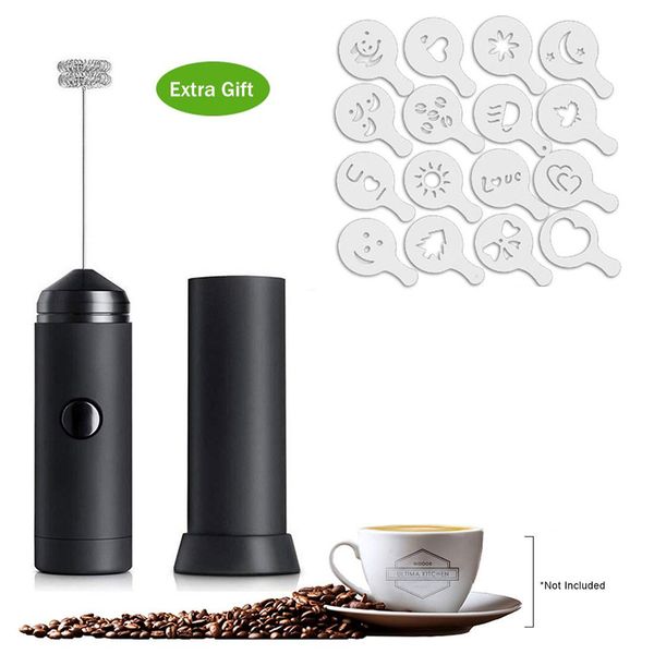 handheld milk with 16pcs printing model powerful electric frother whisk for coffee cappuccino creamer egg beater q0109
handheld milk with 16pcs printing model powerful electric frother whisk for coffee cappuccino creamer egg beater q0109