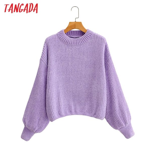 tangada women 2020 fashion elegant purple knitted sweater jumper o neck female oversize pullovers chic 1f205 c1120, White;black
tangada women 2020 fashion elegant purple knitted sweater jumper o neck female oversize pullovers chic 1f205 c1120, White;black