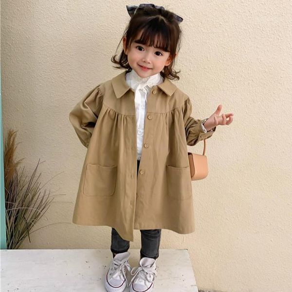 coat 5334 girl fashion trench autumn 2021 kids jacket single breast windbreaker for children coat1, Blue;gray
coat 5334 girl fashion trench autumn 2021 kids jacket single breast windbreaker for children coat1, Blue;gray