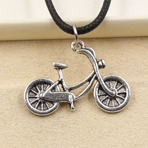 tibetan silver color pendant bicycle bike necklace choker charm black leather cord factory price handmade jewelry jaa8
tibetan silver color pendant bicycle bike necklace choker charm black leather cord factory price handmade jewelry jaa8