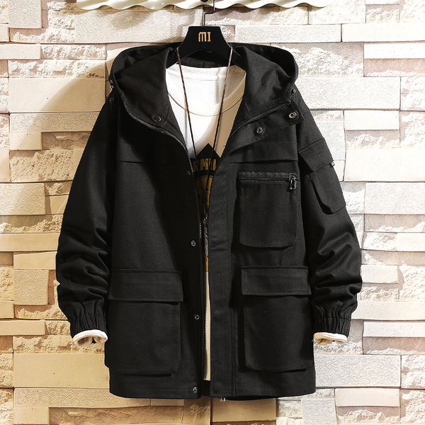 2021 new outdoor black green pocket spring winter cargo jacket oversize 4xl 5xl fashion clothes 35p9, Black;brown
2021 new outdoor black green pocket spring winter cargo jacket oversize 4xl 5xl fashion clothes 35p9, Black;brown