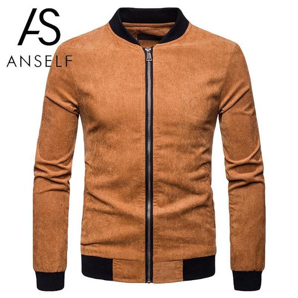 autumn corduroy coat men jacket stand collar long sleeves pockets zipper jacket men casual thin outwear burgundy/dark blue/brown, Black;brown
autumn corduroy coat men jacket stand collar long sleeves pockets zipper jacket men casual thin outwear burgundy/dark blue/brown, Black;brown