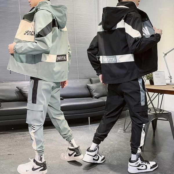 running sets men's tracksuit man two piece set sweatsuit polyester overalls leisure suit hooded jackets +hip hop harlan pants sportswea, Black;blue
running sets men's tracksuit man two piece set sweatsuit polyester overalls leisure suit hooded jackets +hip hop harlan pants sportswea, Black;blue