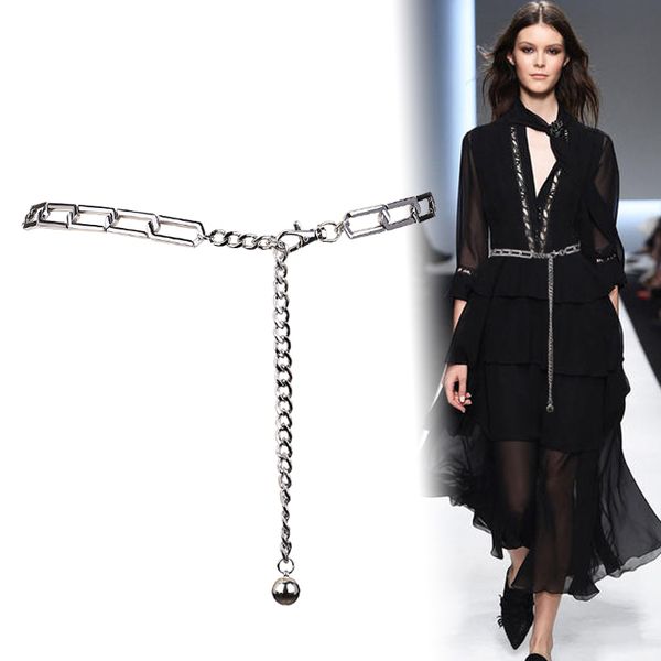 silver designer women's fashion belts racing ketting way laugh gold belt cummerbund non-regular metal chain, Black;brown
silver designer women's fashion belts racing ketting way laugh gold belt cummerbund non-regular metal chain, Black;brown
